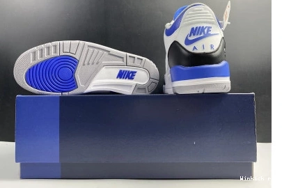 SHOES BLUE RETRO 3 AIR WHITE JORDAN 1108